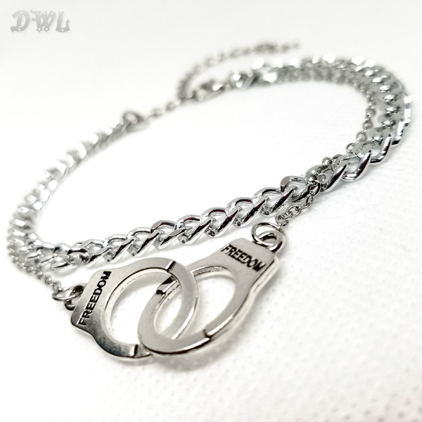 Jewelry-Anklet-Freedom-Cuffs-Silver