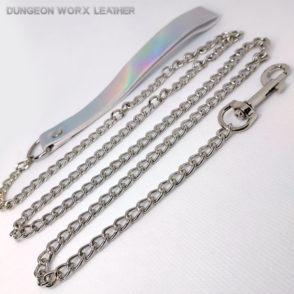 Leather-Chain-Series-Basic-BDSM-Leash-PRISM-SILVER